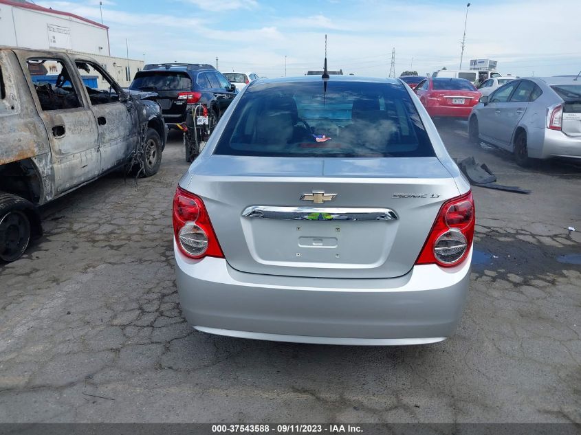 2014 CHEVROLET SONIC LT - 1G1JC5SG6E4134099