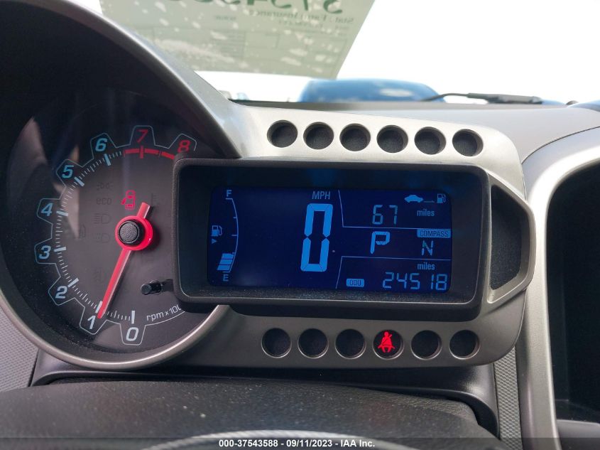 2014 CHEVROLET SONIC LT - 1G1JC5SG6E4134099