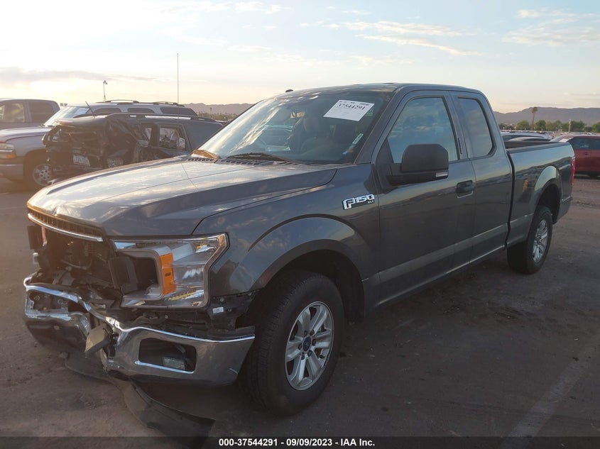 VIN 1FTEX1CB9JKF31076 2018 FORD F-150 XL/XLT
