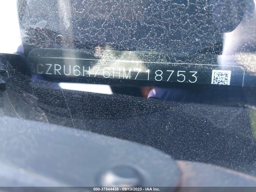 VIN 3CZRU6H76HM718753 2017 HONDA HR-V EX-L NAVI