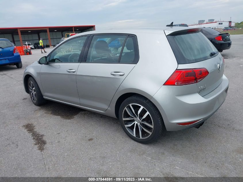 2015 VOLKSWAGEN GOLF TSI SE - 3VW217AU4FM011098