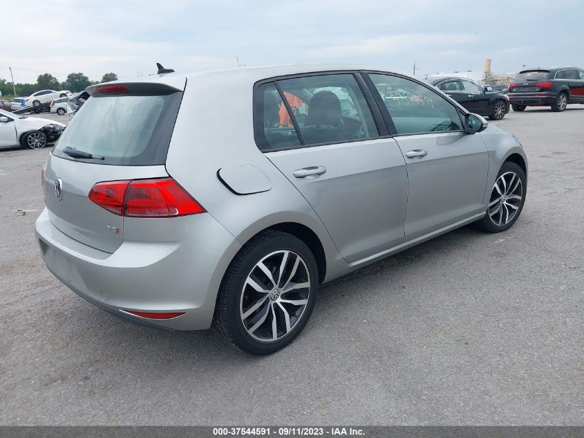 2015 VOLKSWAGEN GOLF TSI SE - 3VW217AU4FM011098