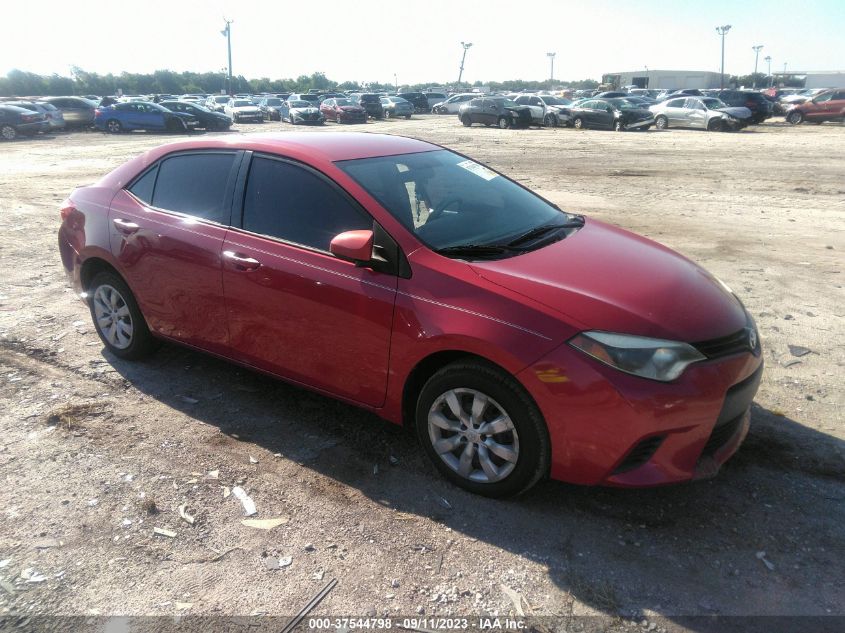 2014 TOYOTA COROLLA L/LE/LE PLS/PRM/S/S PLS - 2T1BURHE6EC139824