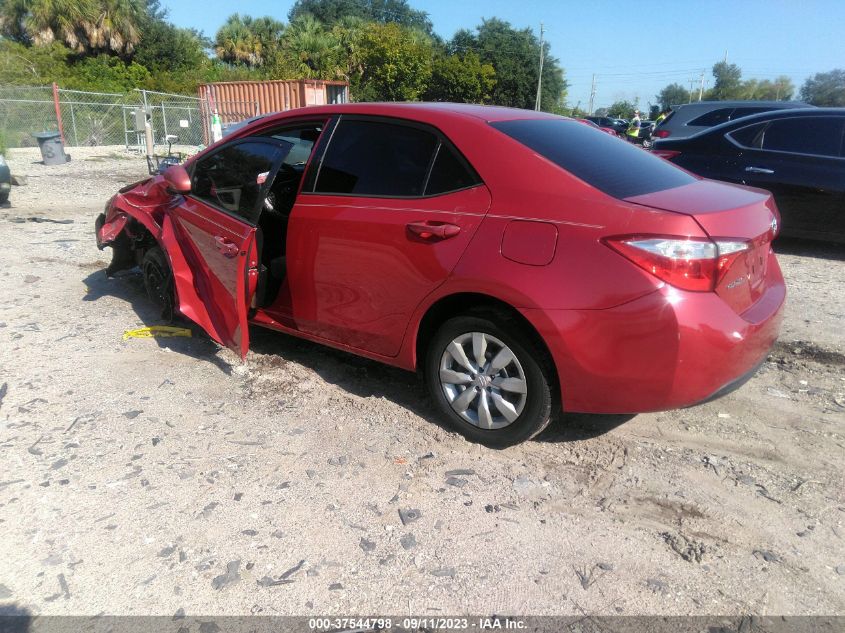 2014 TOYOTA COROLLA L/LE/LE PLS/PRM/S/S PLS - 2T1BURHE6EC139824