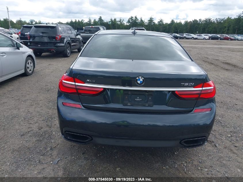 2016 BMW 7 SERIES 750I XDRIVE WBA7F2C55GG419895