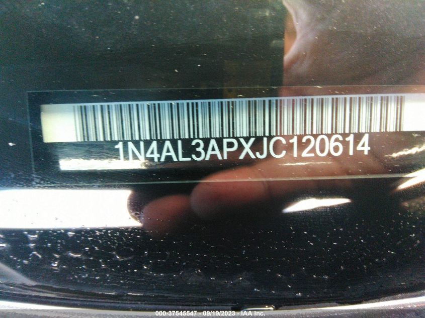 2018 NISSAN ALTIMA 2.5 SV - 1N4AL3APXJC120614