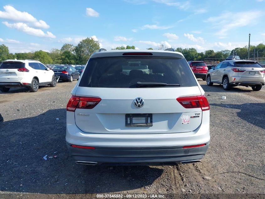 2018 VOLKSWAGEN TIGUAN S - 3VV0B7AX3JM095054