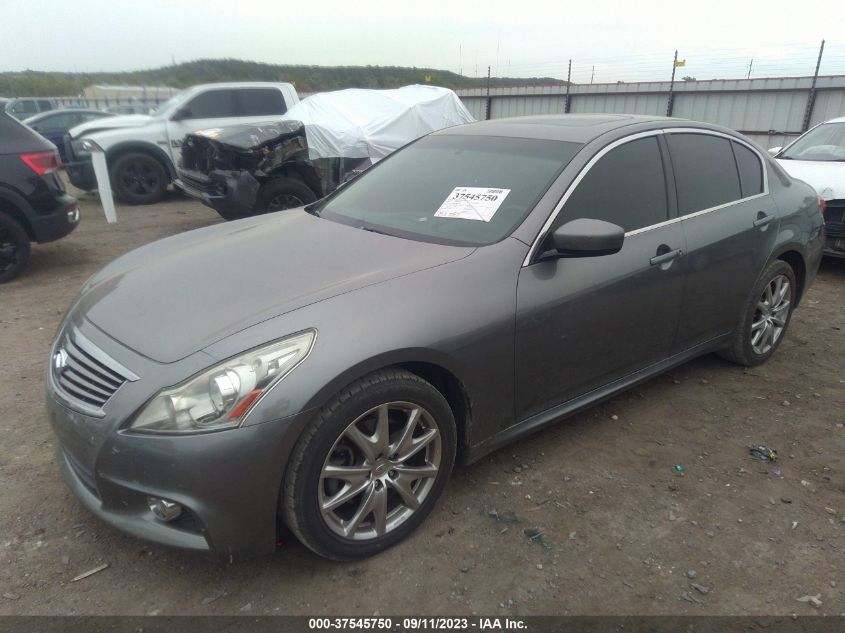 2013 INFINITI G37 SEDAN X JN1CV6AR1DM752371