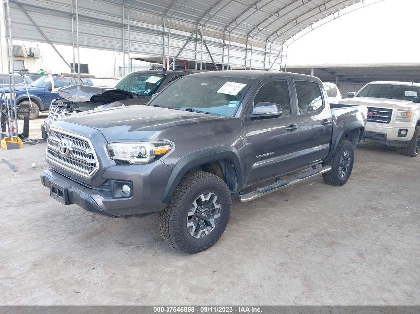 2017 TOYOTA TACOMA DBL CAB/SR/TRDSPT/OR/PRO - 5TFCZ5AN0HX070675