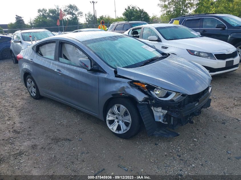 2016 HYUNDAI ELANTRA SE - 5NPDH4AE7GH746664