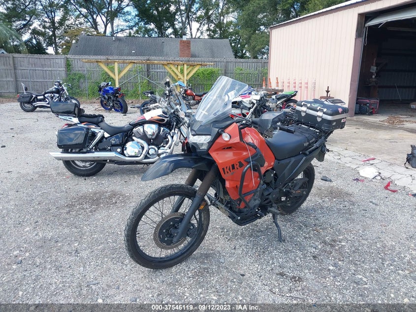 VIN ML5KLEG17NDA14096 2022 KAWASAKI KL650 G