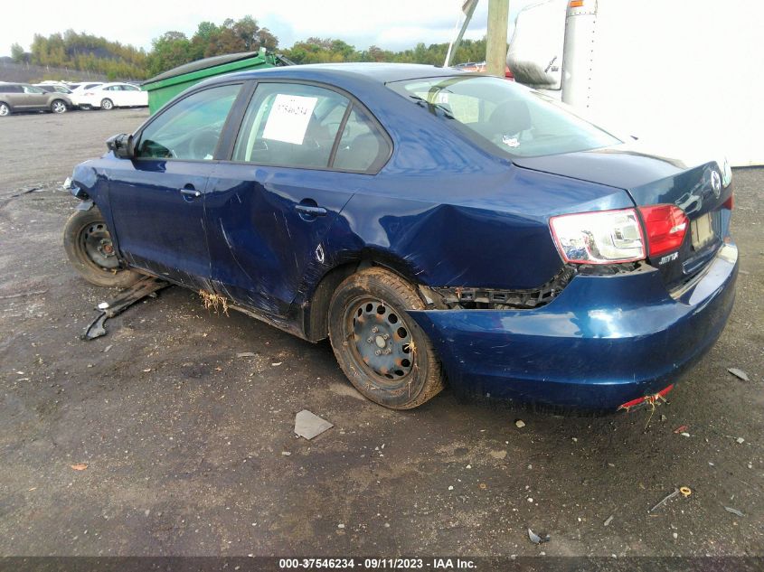 2013 VOLKSWAGEN JETTA SEDAN S - 3VW2K7AJXDM364400