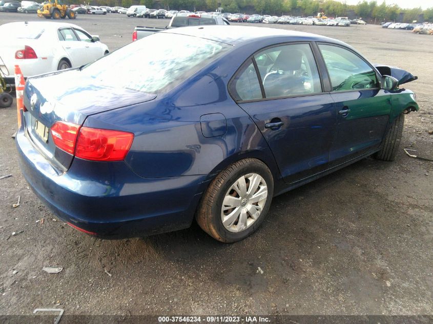 2013 VOLKSWAGEN JETTA SEDAN S - 3VW2K7AJXDM364400