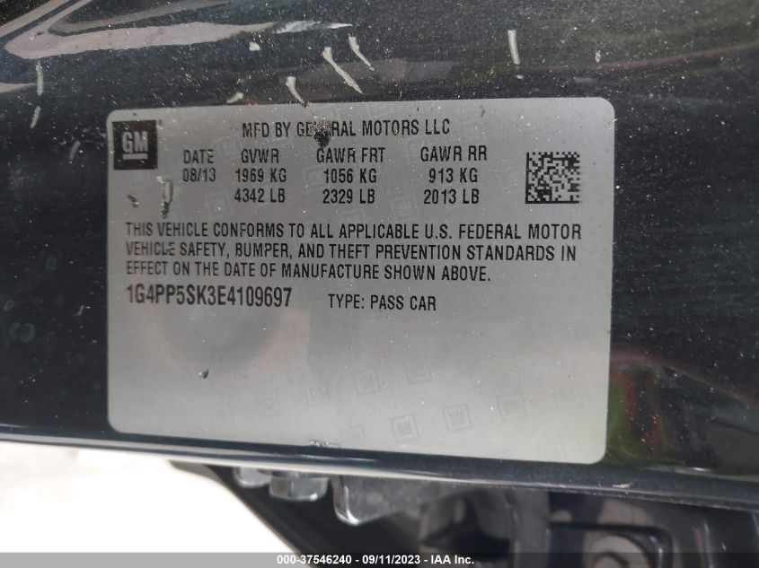 2014 BUICK VERANO - 1G4PP5SK3E4109697