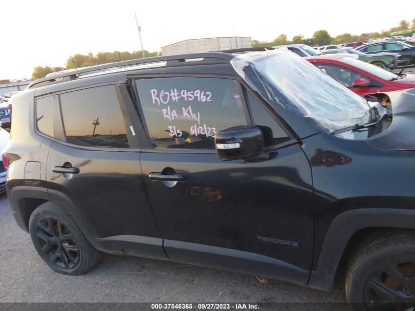 VIN ZACCJABB9JPH77433 2018 JEEP RENEGADE LATITUDE
