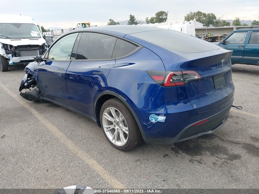 VIN 5YJYGDEE9MF258082 2021 TESLA MODEL Y LONG RANGE