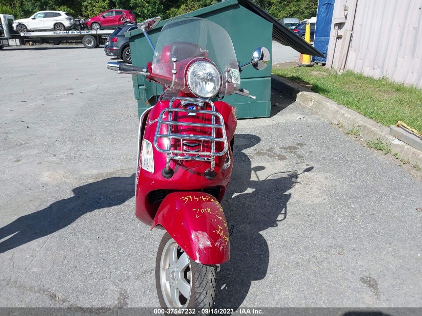 2018 VESPA PIAGGIO ZAPMA39L8J5300031