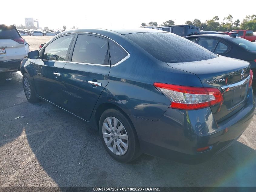 2014 NISSAN SENTRA S - 3N1AB7AP3EY243756