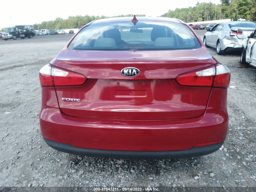 2016 KIA FORTE LX - KNAFX4A69G5610456