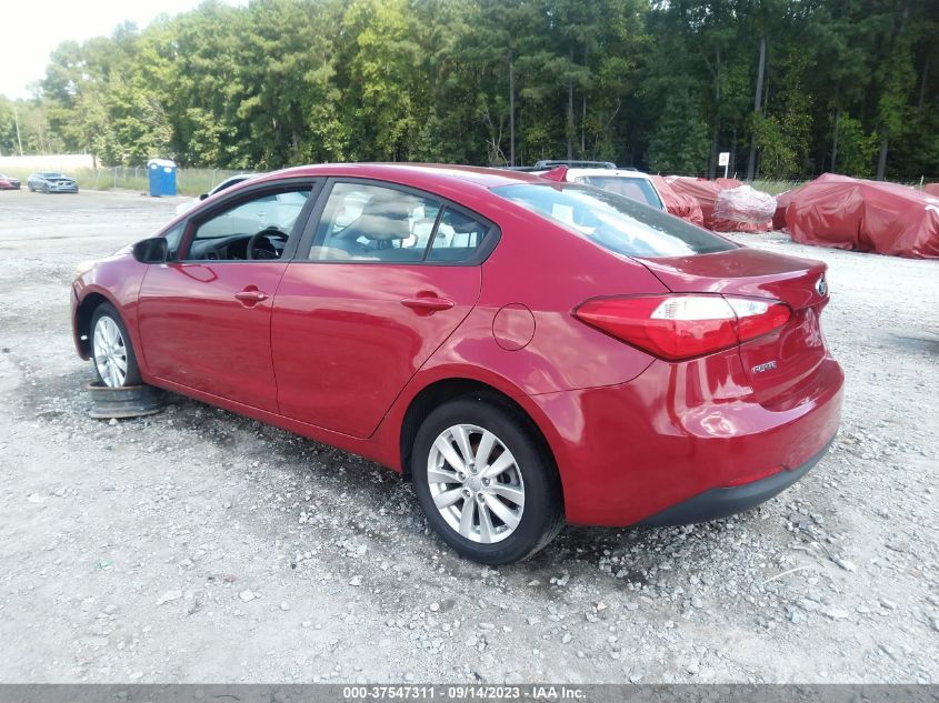 2016 KIA FORTE LX - KNAFX4A69G5610456