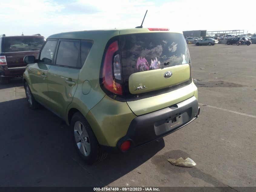 2015 KIA SOUL BASE - KNDJN2A29F7805237