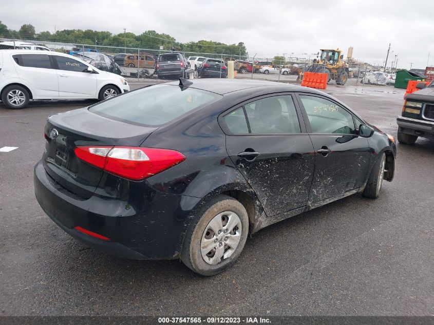2016 KIA FORTE LX - KNAFK4A60G5524256