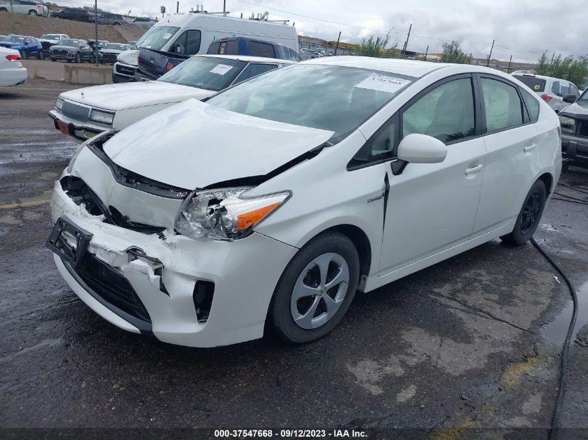 2015 TOYOTA PRIUS FOUR - JTDKN3DUXF1971650