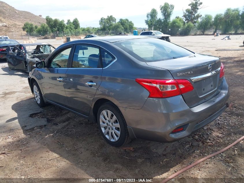 2016 NISSAN SENTRA S - 3N1AB7AP9GY272942
