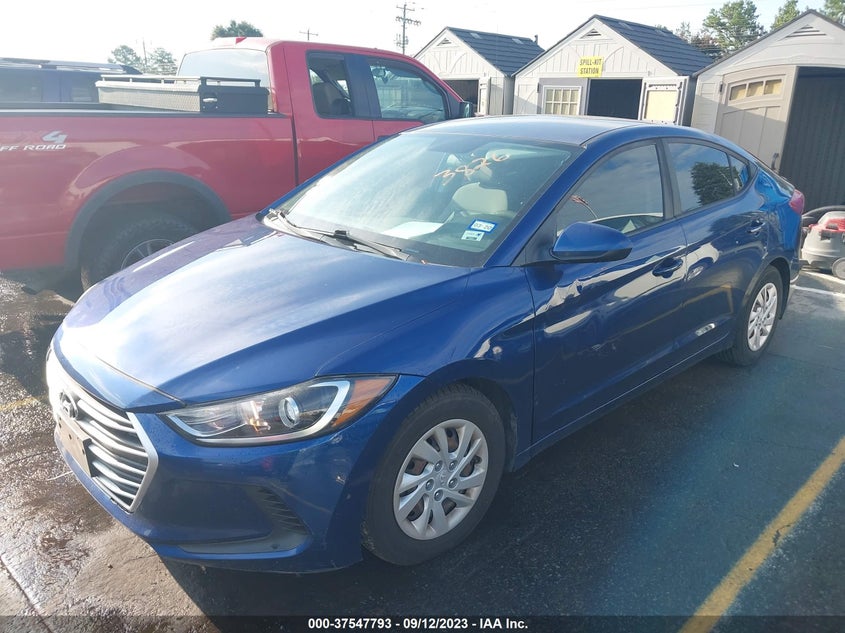 VIN 5NPD74LF7JH323826 2018 HYUNDAI ELANTRA SE