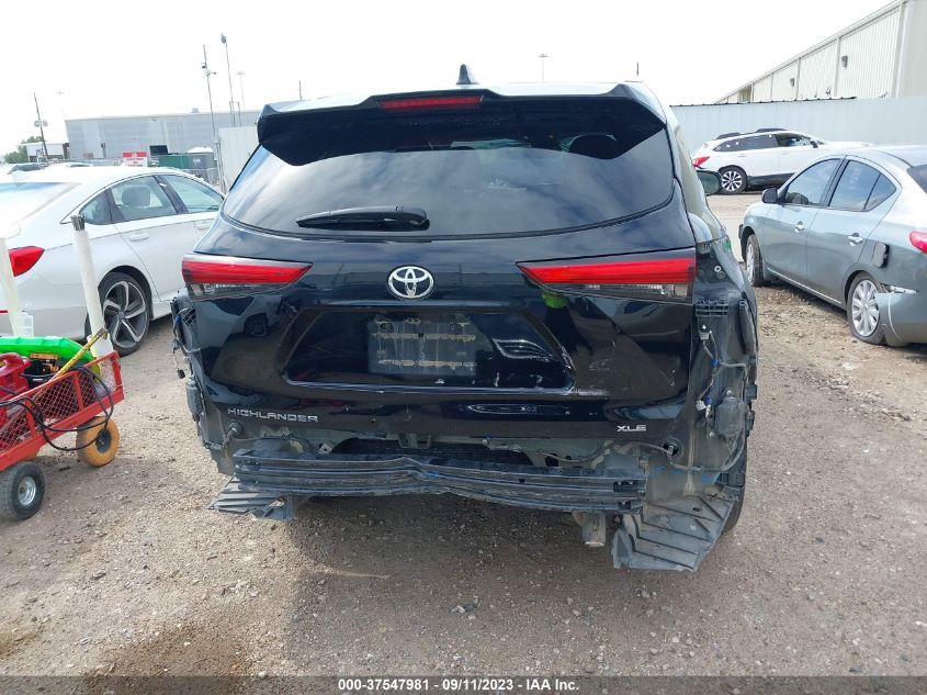 2021 TOYOTA HIGHLANDER XLE - 5TDGZRAH2MS065514