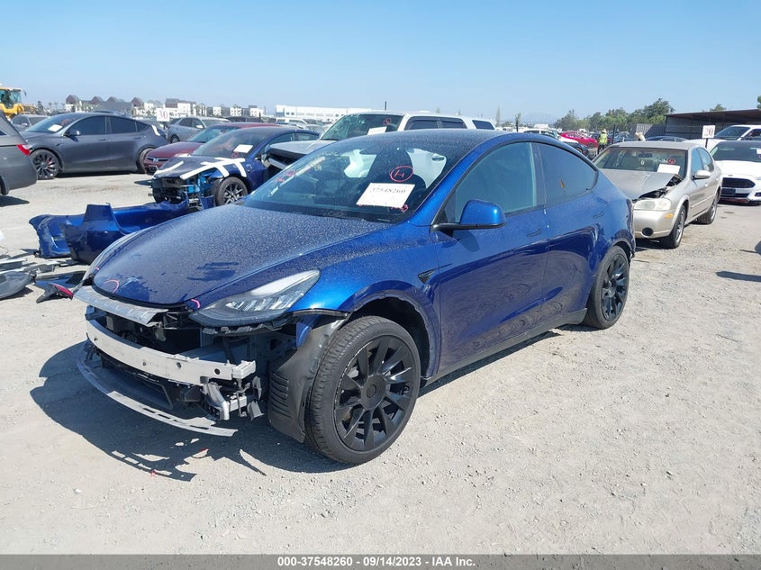 VIN 5YJYGDEE7MF095545 2021 TESLA MODEL Y LONG RANGE