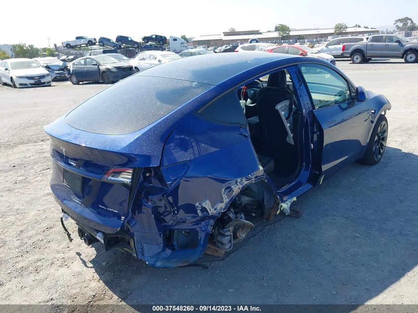 VIN 5YJYGDEE7MF095545 2021 TESLA MODEL Y LONG RANGE