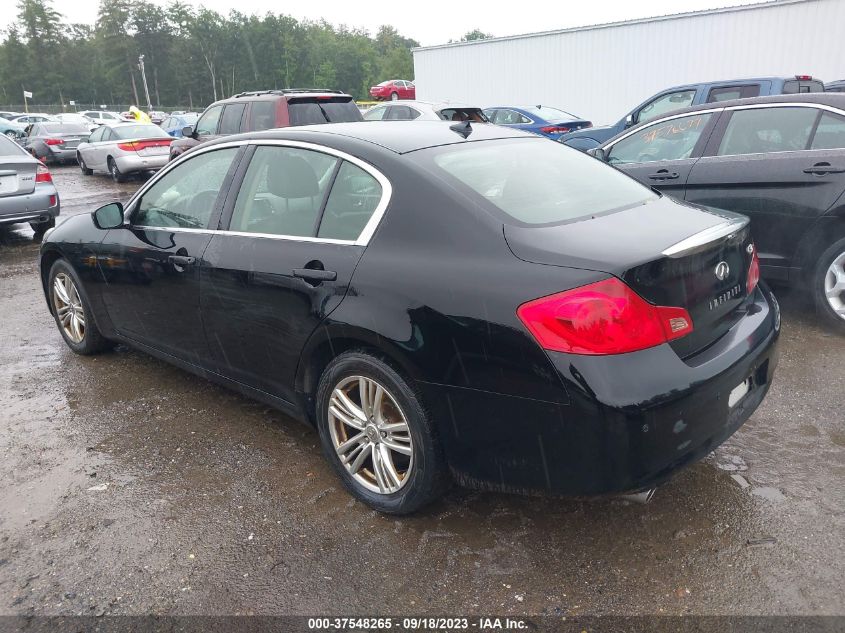 2013 INFINITI G37 SEDAN X JN1CV6AR1DM757909