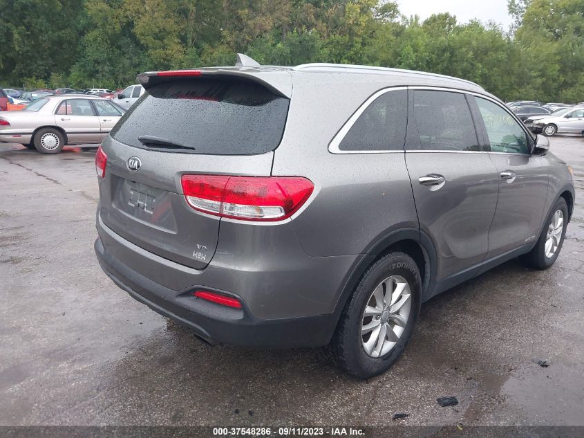 2016 KIA SORENTO LX - 5XYPGDA59GG035782