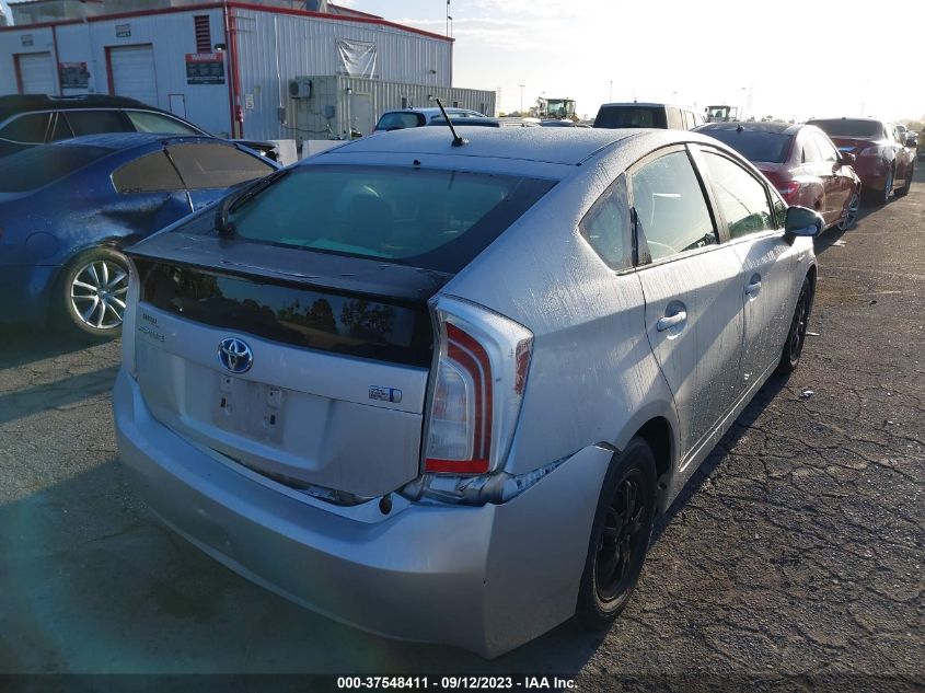 2014 TOYOTA PRIUS FOUR/FIVE/THREE/ONE/TWO - JTDKN3DU4E0383859