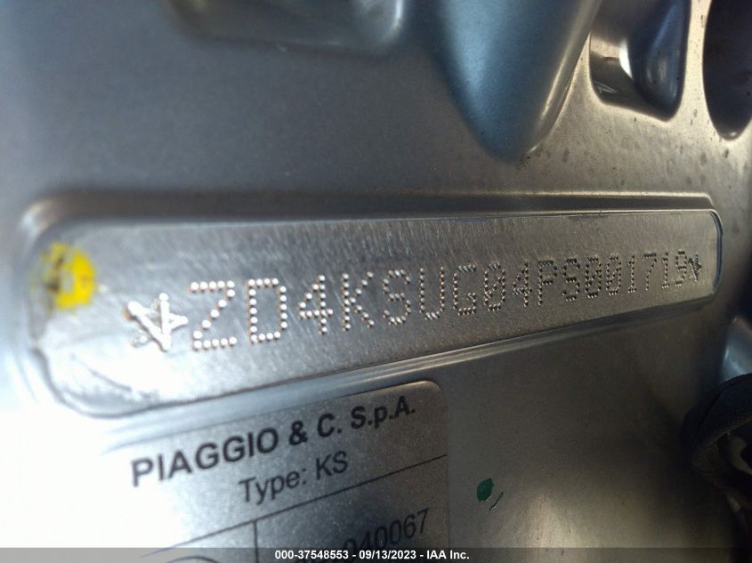 2023 APRILIA RS 660 ZD4KSUG04PS001719