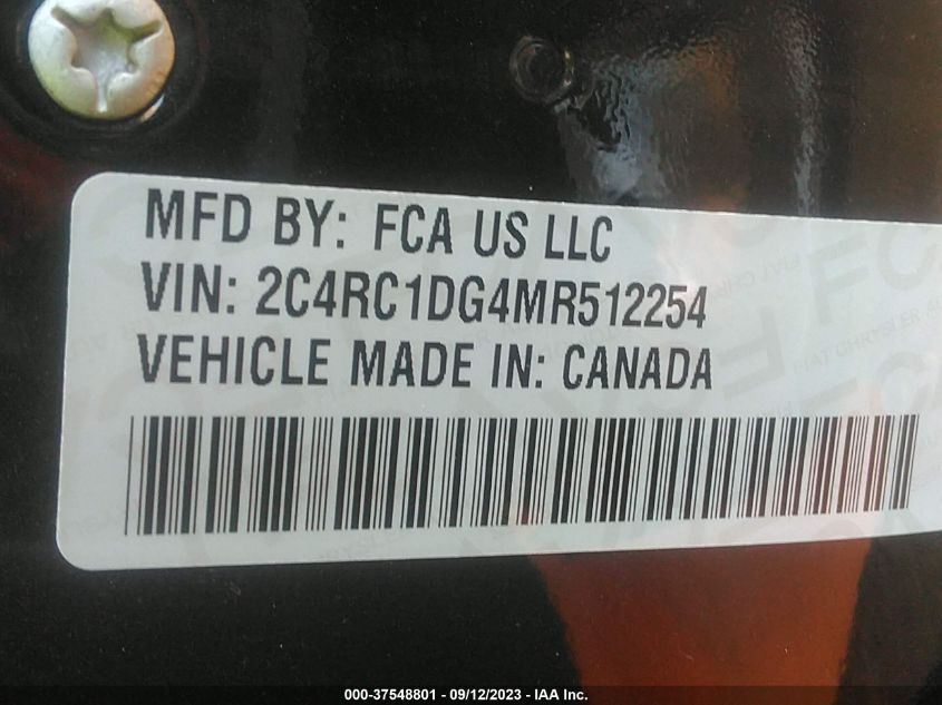 2021 CHRYSLER VOYAGER LXI - 2C4RC1DG4MR512254