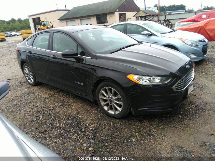 2017 FORD FUSION HYBRID S - 3FA6P0UU0HR330757