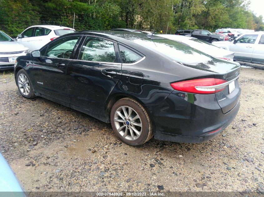 2017 FORD FUSION HYBRID S - 3FA6P0UU0HR330757