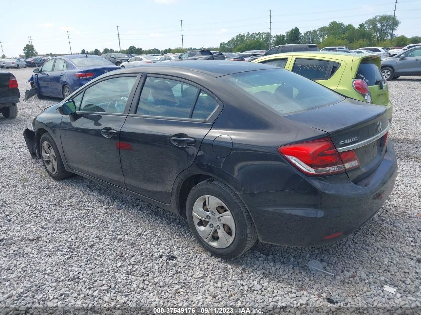 2014 HONDA CIVIC SEDAN LX - 2HGFB2F56EH539309