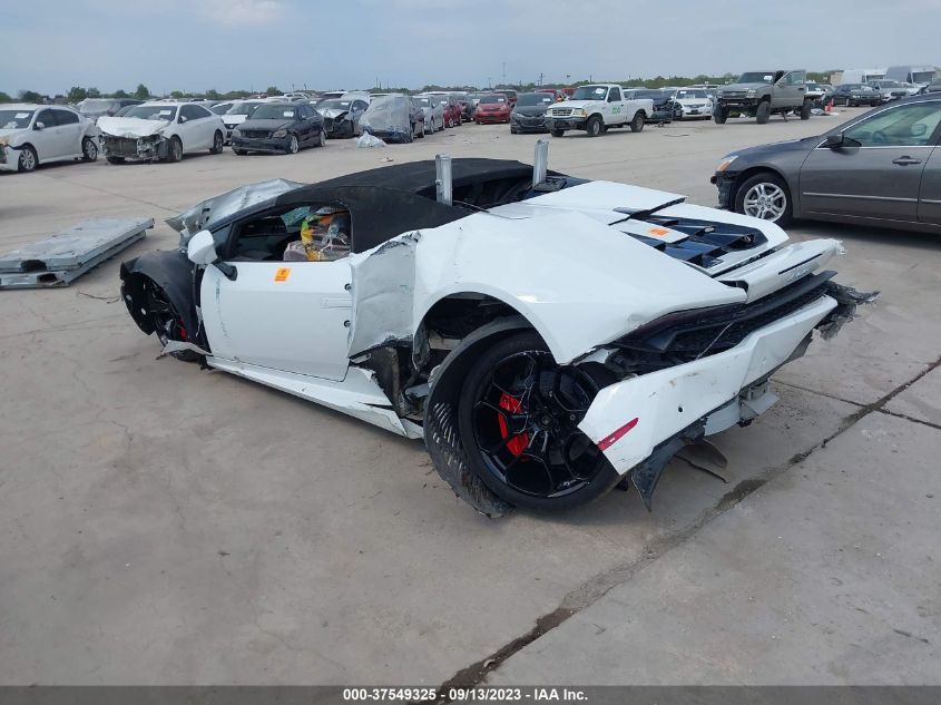 2016 LAMBORGHINI HURACAN LP 610-4 SPYDER ZHWUR1ZF2GLA05336
