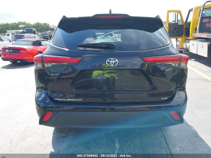 2021 TOYOTA HIGHLANDER XLE - 5TDGZRAH3MS041075