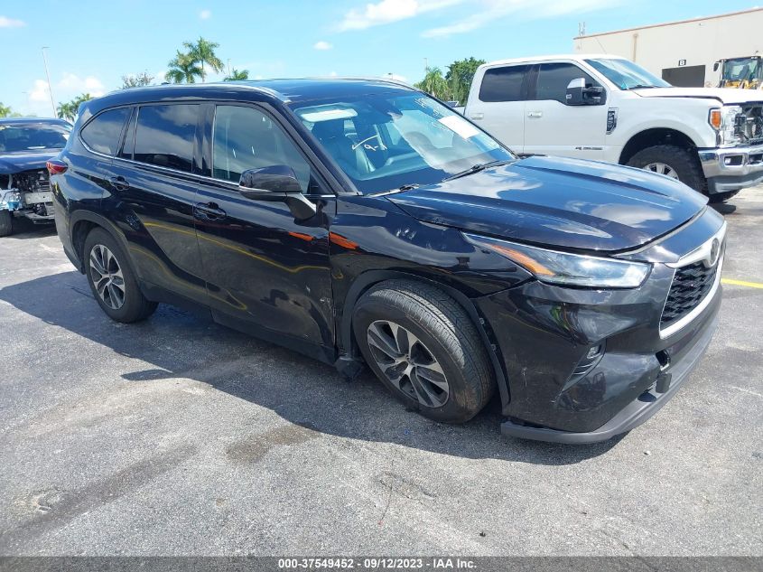 2021 TOYOTA HIGHLANDER XLE - 5TDGZRAH3MS041075