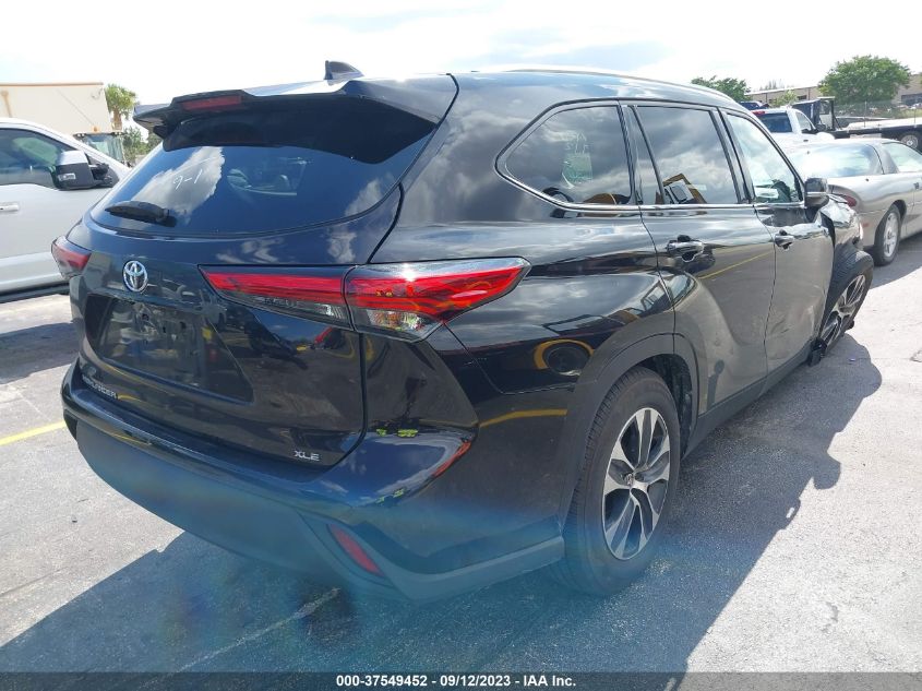 2021 TOYOTA HIGHLANDER XLE - 5TDGZRAH3MS041075