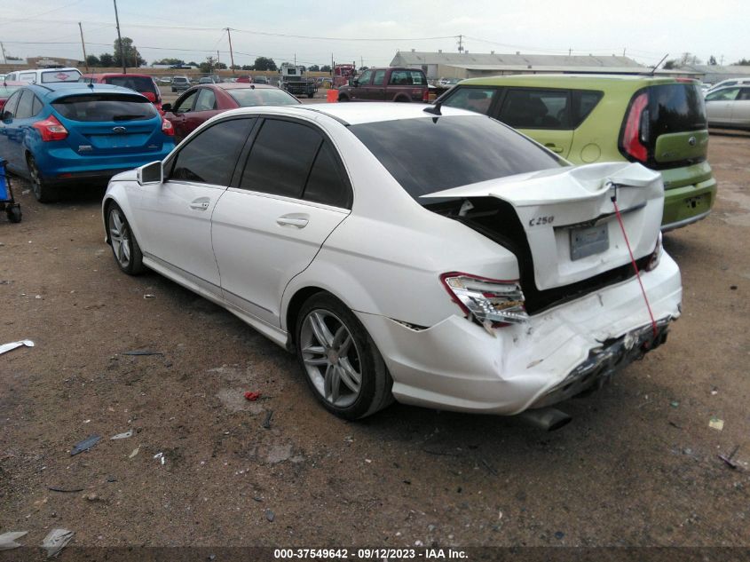 2013 MERCEDES-BENZ C-CLASS C 250 - WDDGF4HB1DR278741