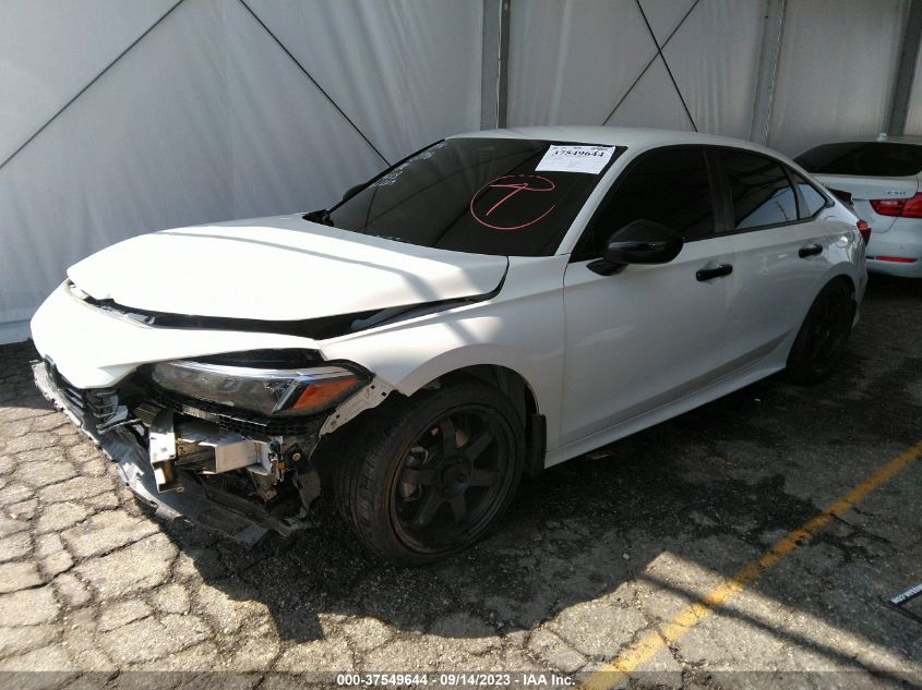 2HGFE2F58NH603597 Honda Civic Sedan SPORT 2