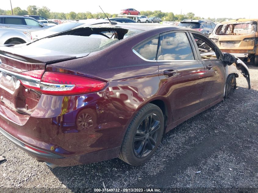 2018 FORD FUSION SE - 3FA6P0H71JR190342