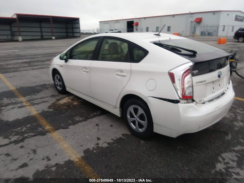 2013 TOYOTA PRIUS ONE/TWO/THREE/FOUR/FIVE - JTDKN3DU9D5539881