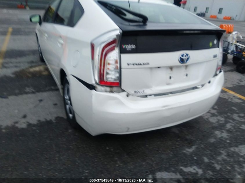 2013 TOYOTA PRIUS ONE/TWO/THREE/FOUR/FIVE - JTDKN3DU9D5539881