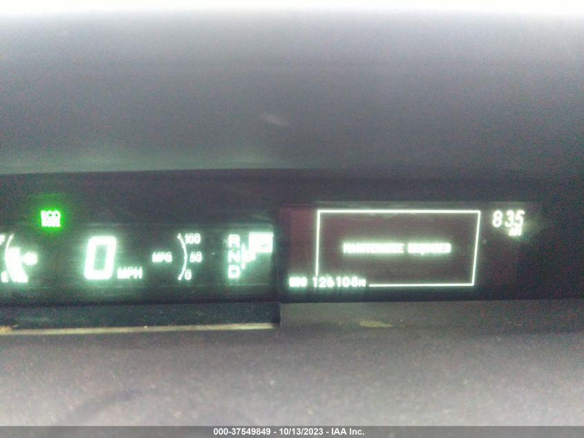 2013 TOYOTA PRIUS ONE/TWO/THREE/FOUR/FIVE - JTDKN3DU9D5539881